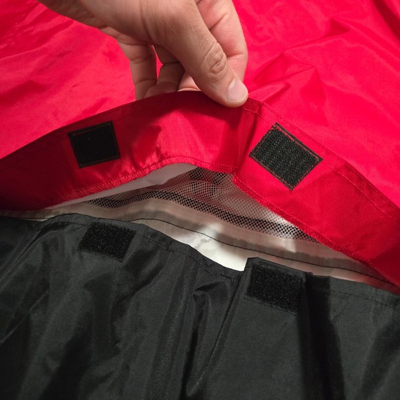 Vintage Spinnaker by Trimark CCS Windbreaker Jacket Red Black White Mens Large‎ - Picture 8 of 9